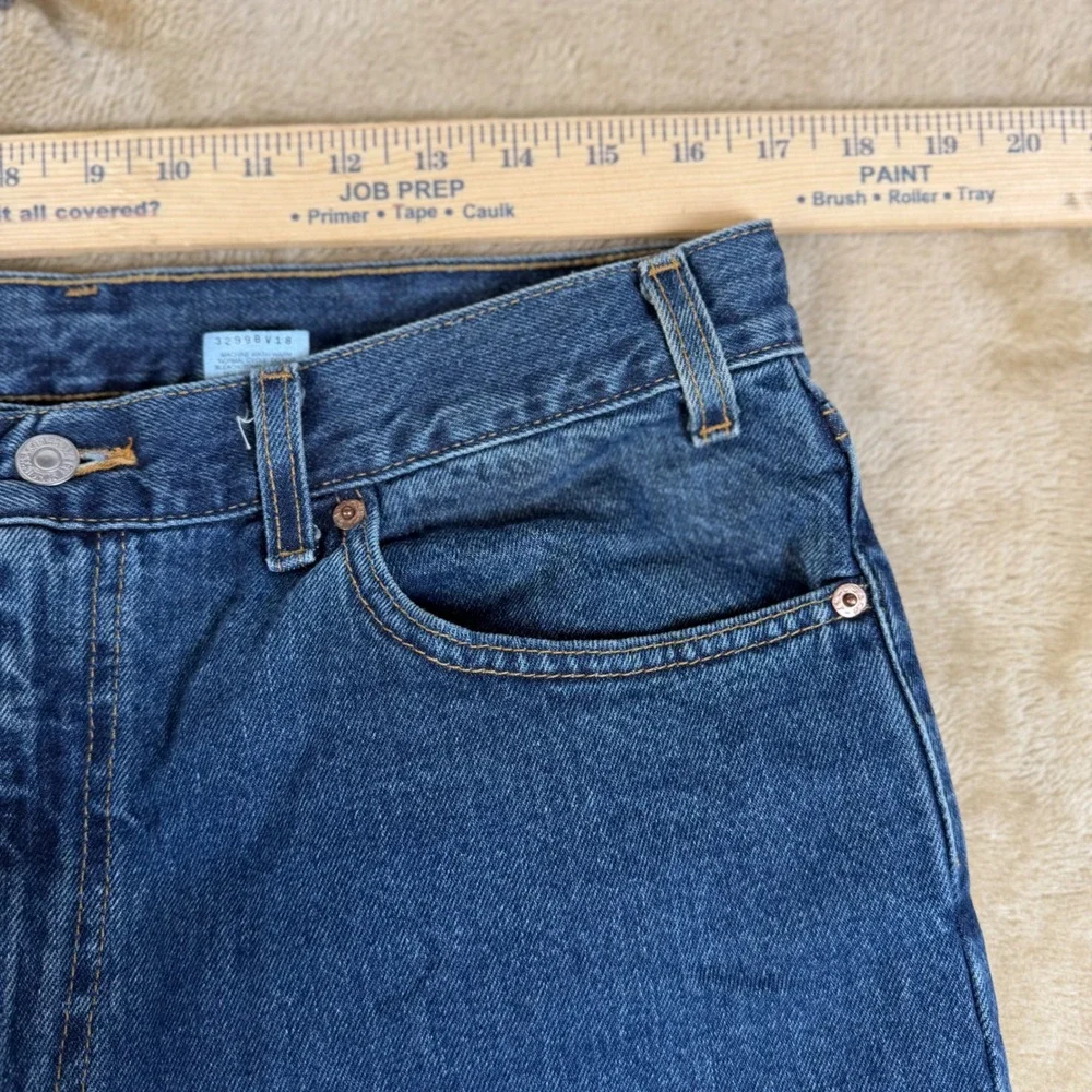 Vintage Levis 550 Mens Relaxed Fit Tapered Leg Jeans 36x34 Medium Wash USA Made